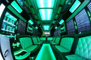 party bus with restroom